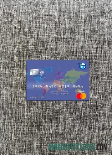 Argélia Banco Externo da Argélia Mastercard Photolook Front baixar para verificação